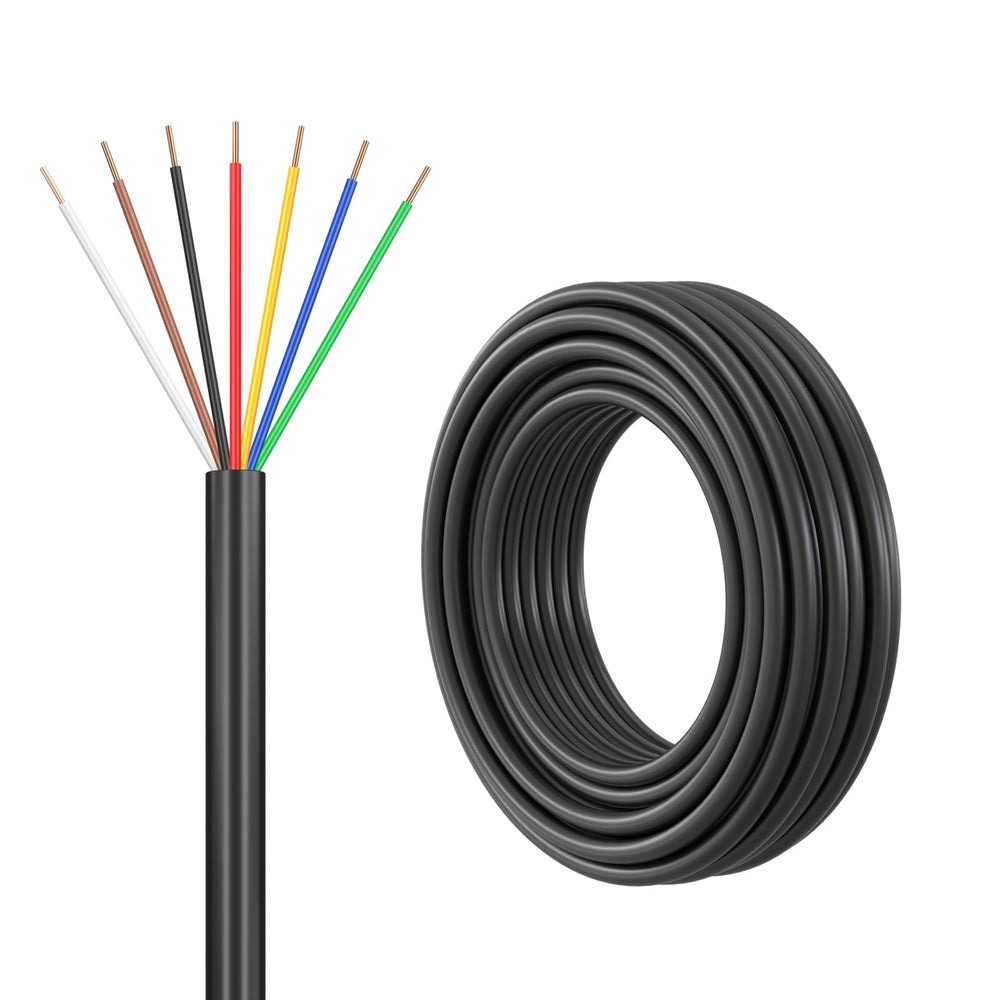 FIRMERST front packaging of 30ft 18/7 sprinkler wire showing product label and length benefits
