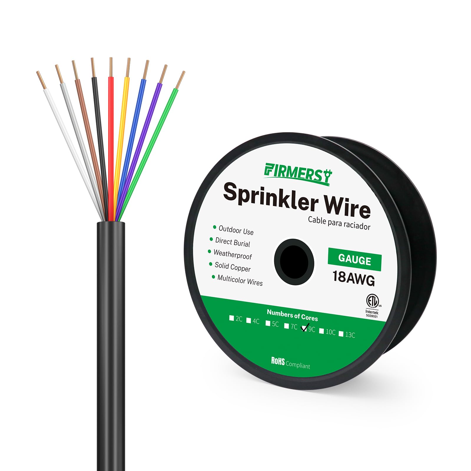 FIRMERST front packaging showing 150ft reel and product details for easy selection