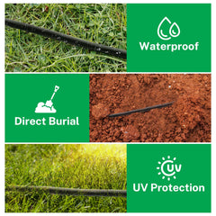 FIRMERST wire connected to irrigation controller demonstrating straightforward installation