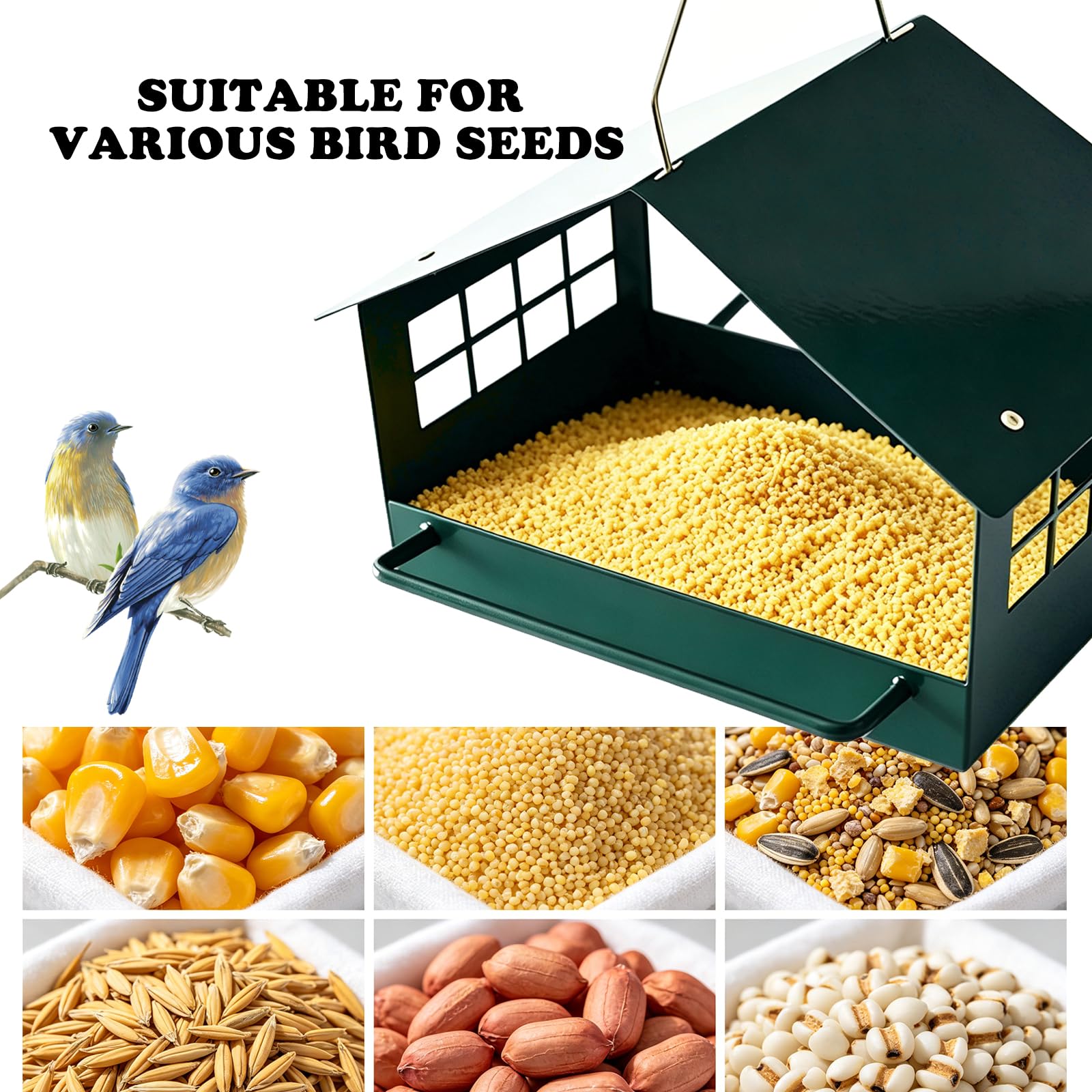 Firmlly seed-filled tray demonstrating capacity and easy refills