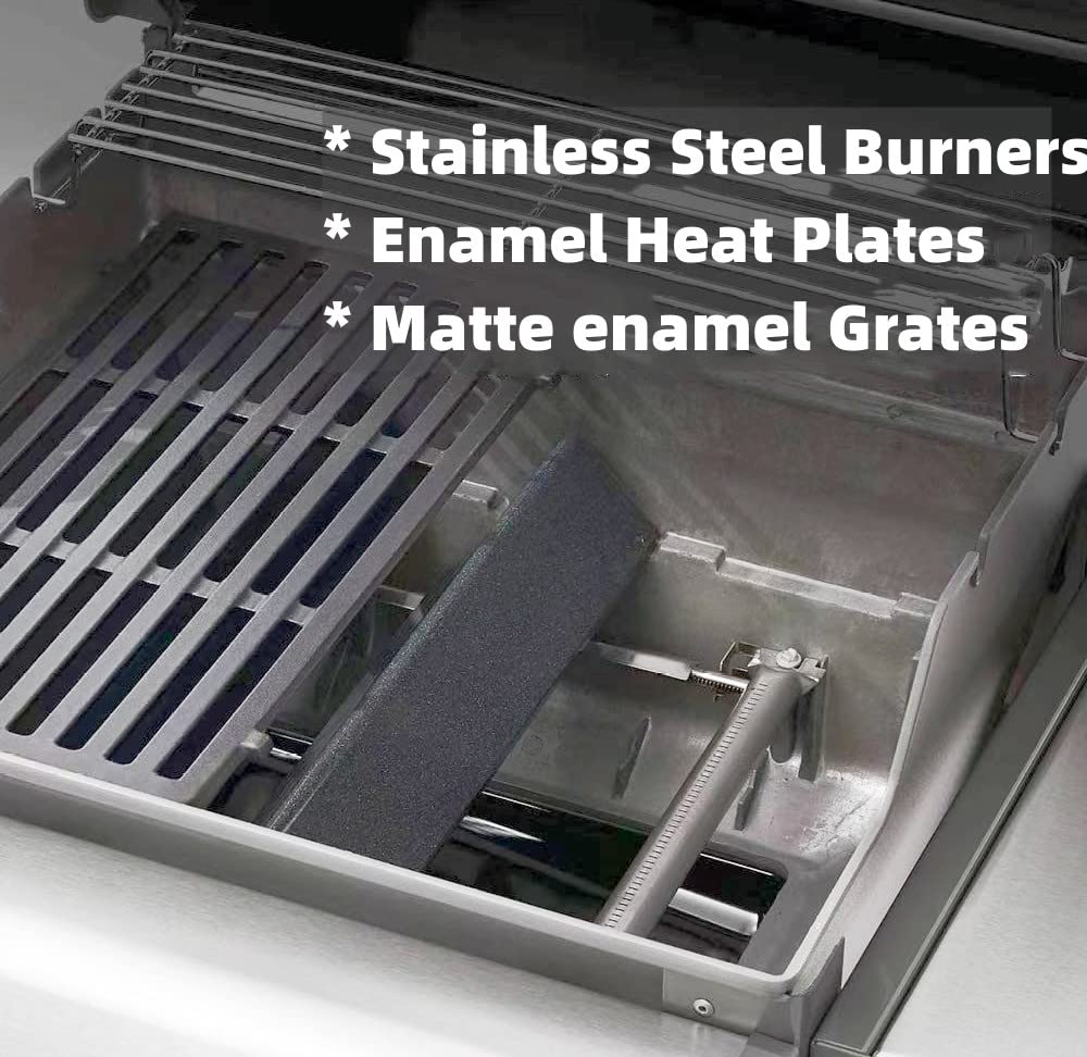 Firsgrill grates beside measuring tape showing 17.5 inch size compatibility