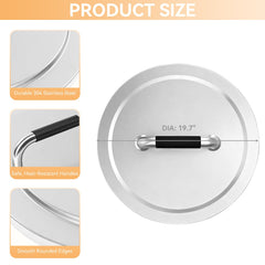 FIRXZYMZ heat-resistant handle close-up for safer lifting when warm