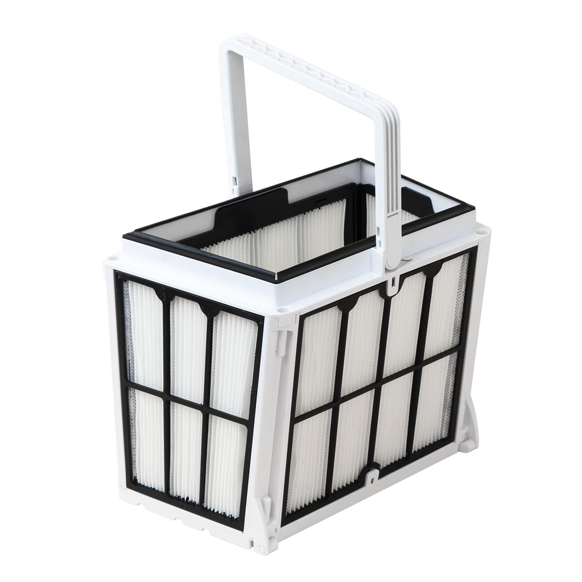 fishing port front view of filter basket showing replacement fit and clarity benefit