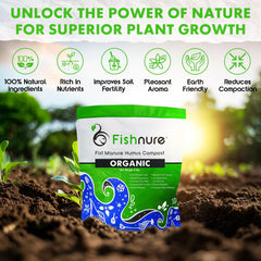 Fishnure opened bag showing dry texture and easy scoopability for tidy use