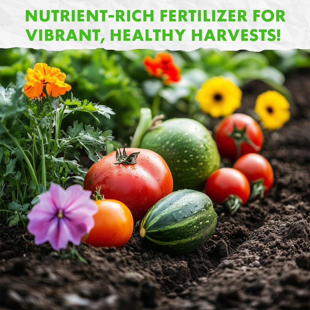 Fishnure spread over garden bed showing improved soil structure benefit