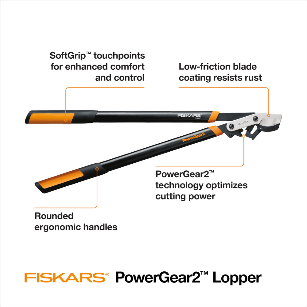 Fiskars blade close-up with low-friction coating for smoother cuts