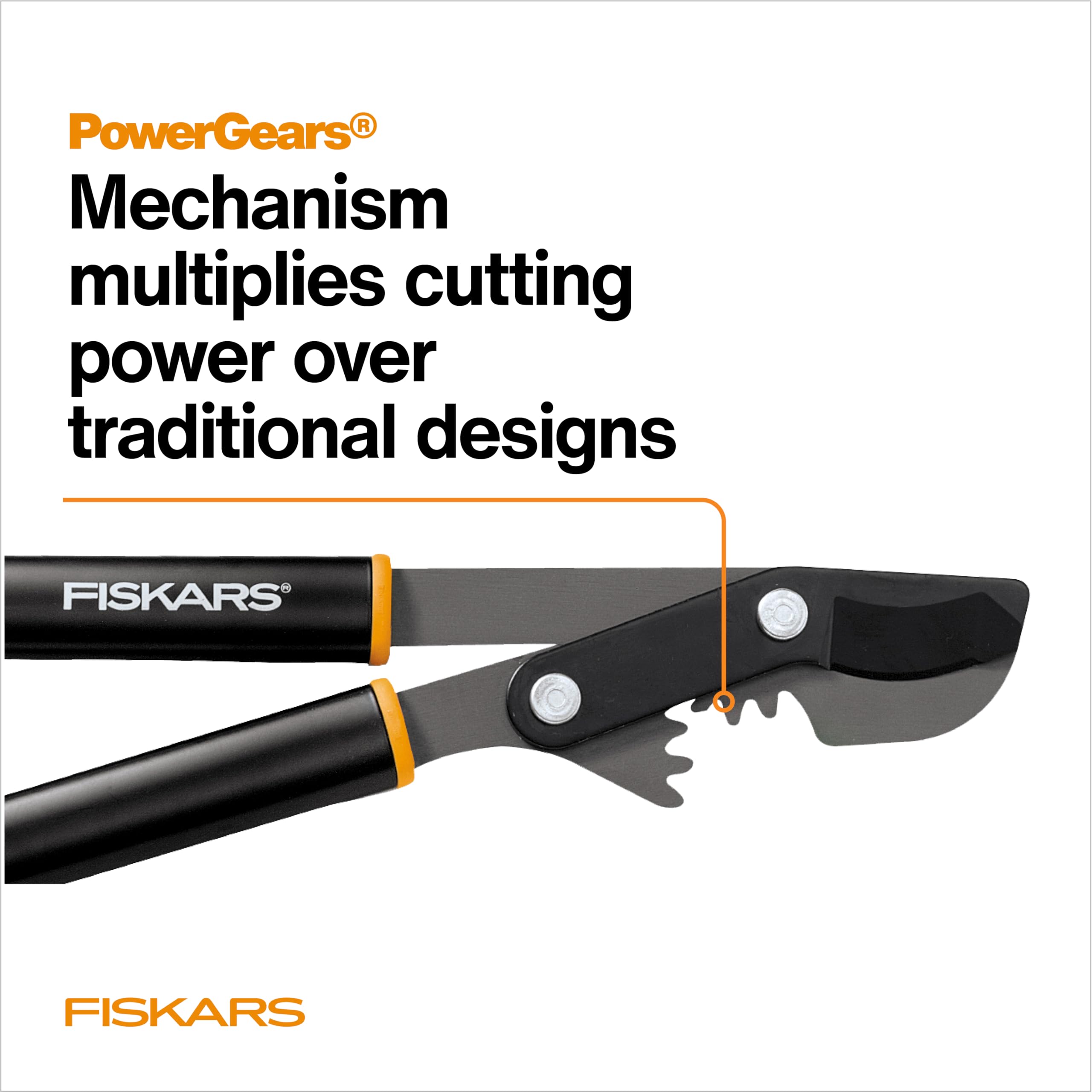 Fiskars blade surface close view showing low-friction coating for smoother cuts