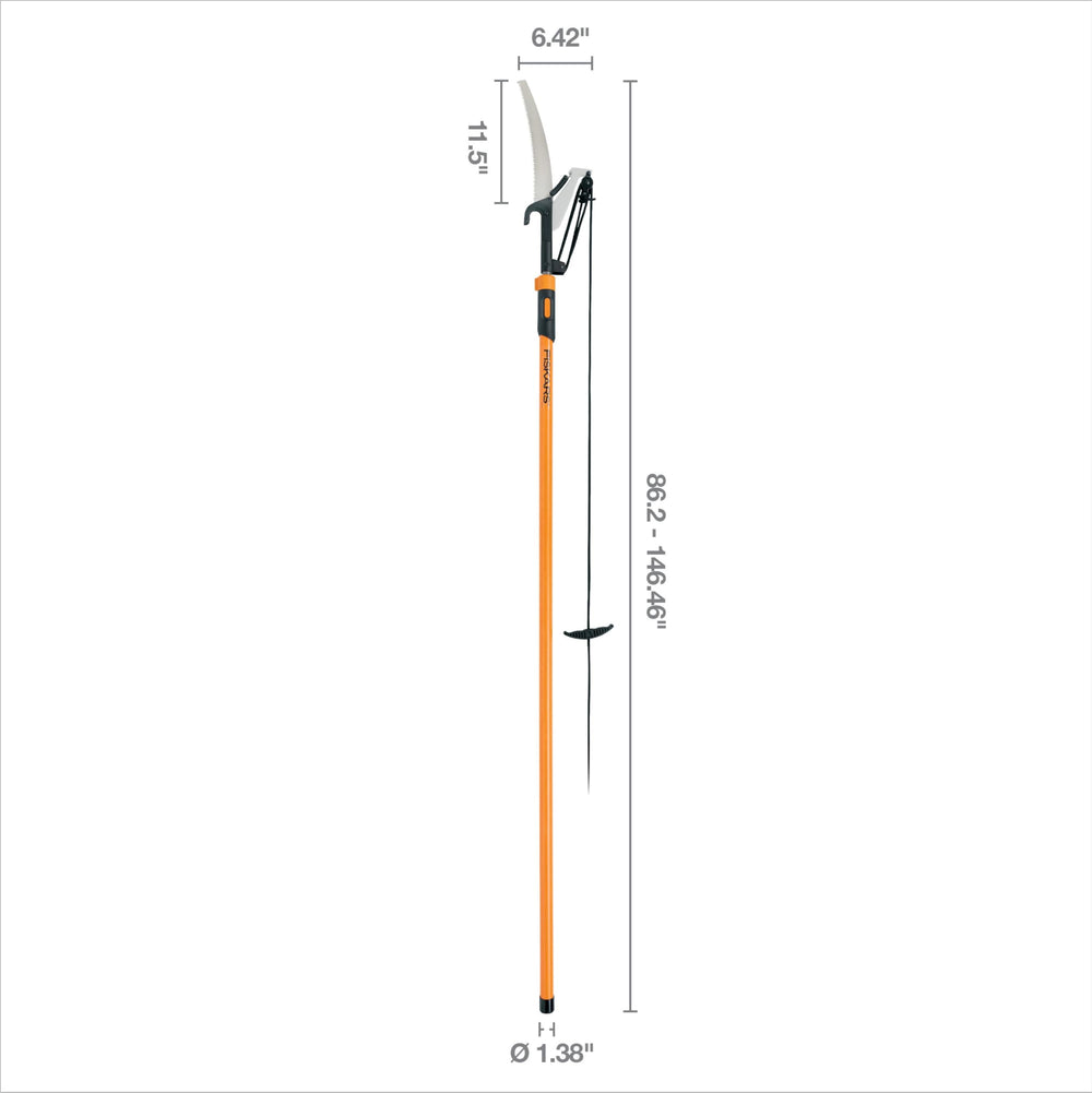 Fiskars primer plano de la hoja de podador para cortes precisos