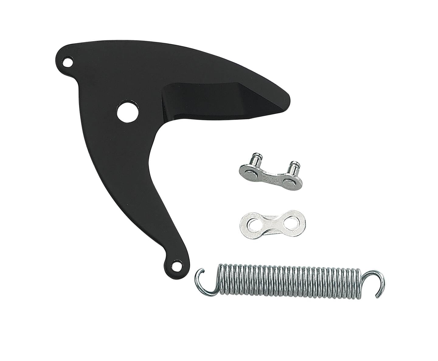 Fiskars front view of replacement blade spring and chain showing complete kit and fit