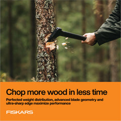 Fiskars handle grip detail offering comfort and secure control