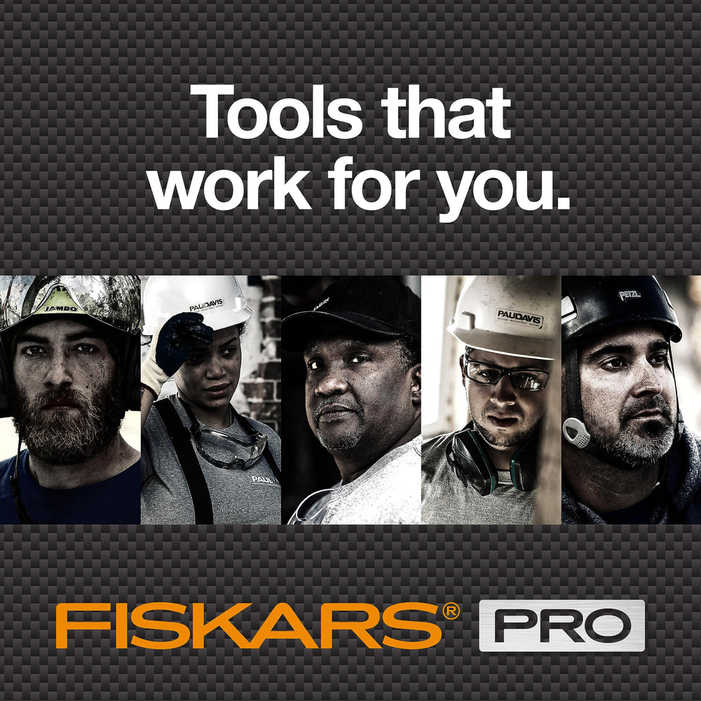 Fiskars Pro maul packaging and label showing Lifetime Warranty and specifications