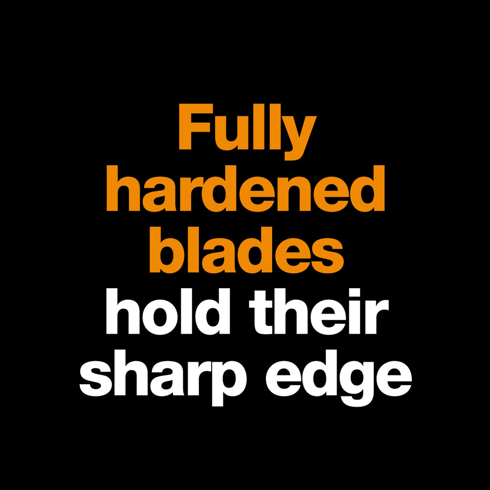 Fiskars rust-resistant coating on blade for smoother cuts and less gumming