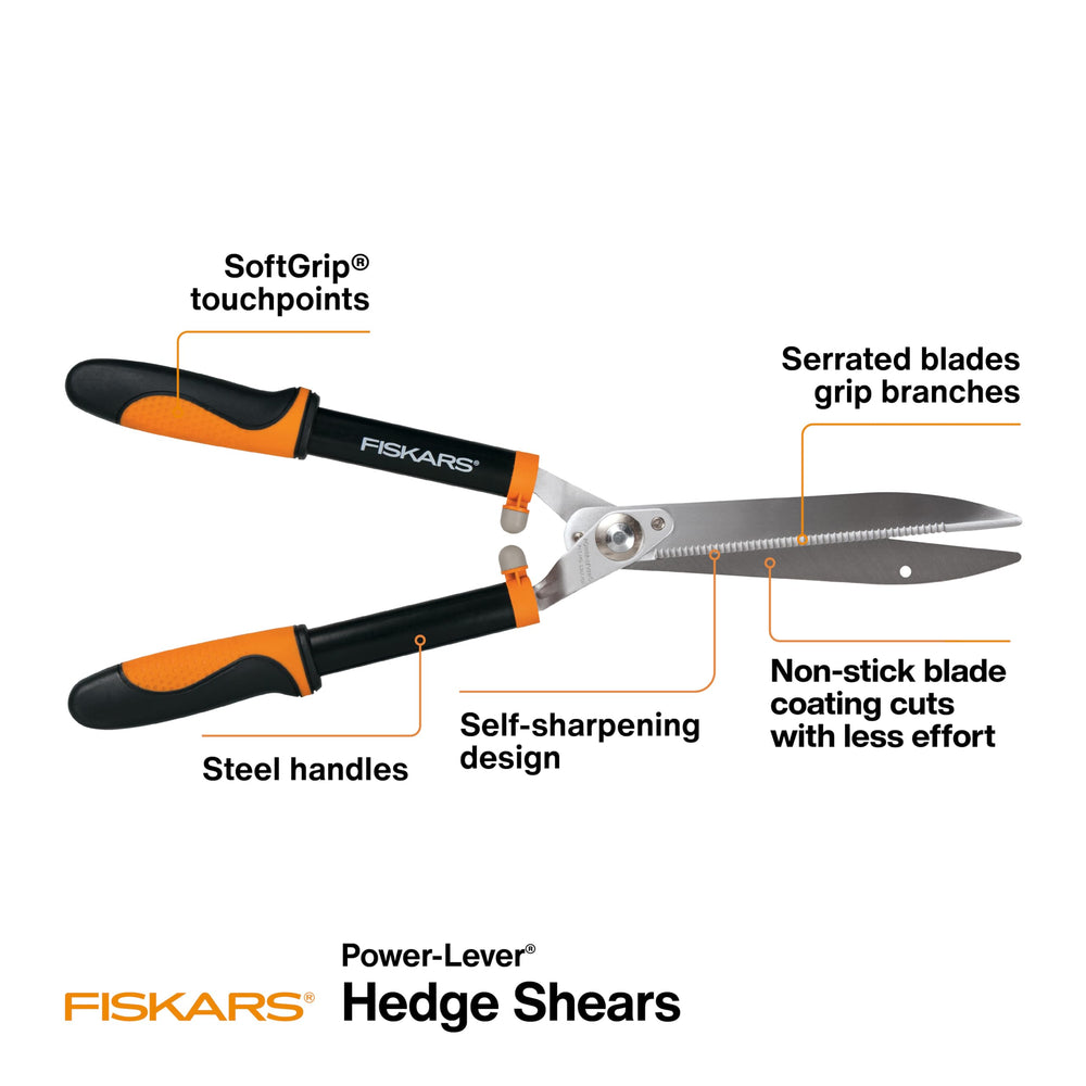 Fiskars blade close-up showing self-sharpening edge and long-lasting cutting performance