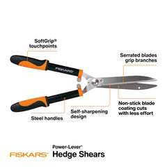 Fiskars blade close-up showing self-sharpening edge and long-lasting cutting performance