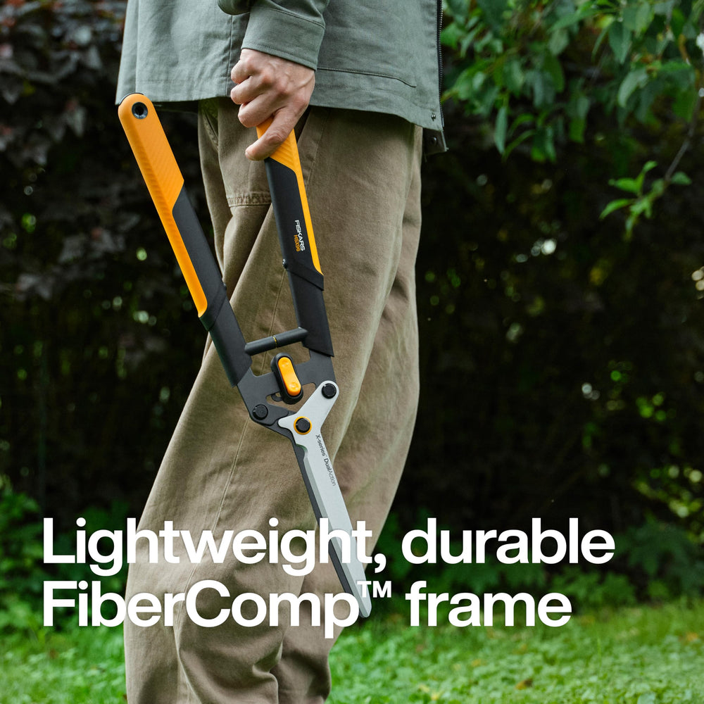 Fiskars shock bumper detail cushioning impact to reduce fatigue