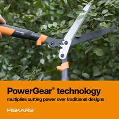 Fiskars SoftGrip handle detail offering comfortable non-slip control benefit