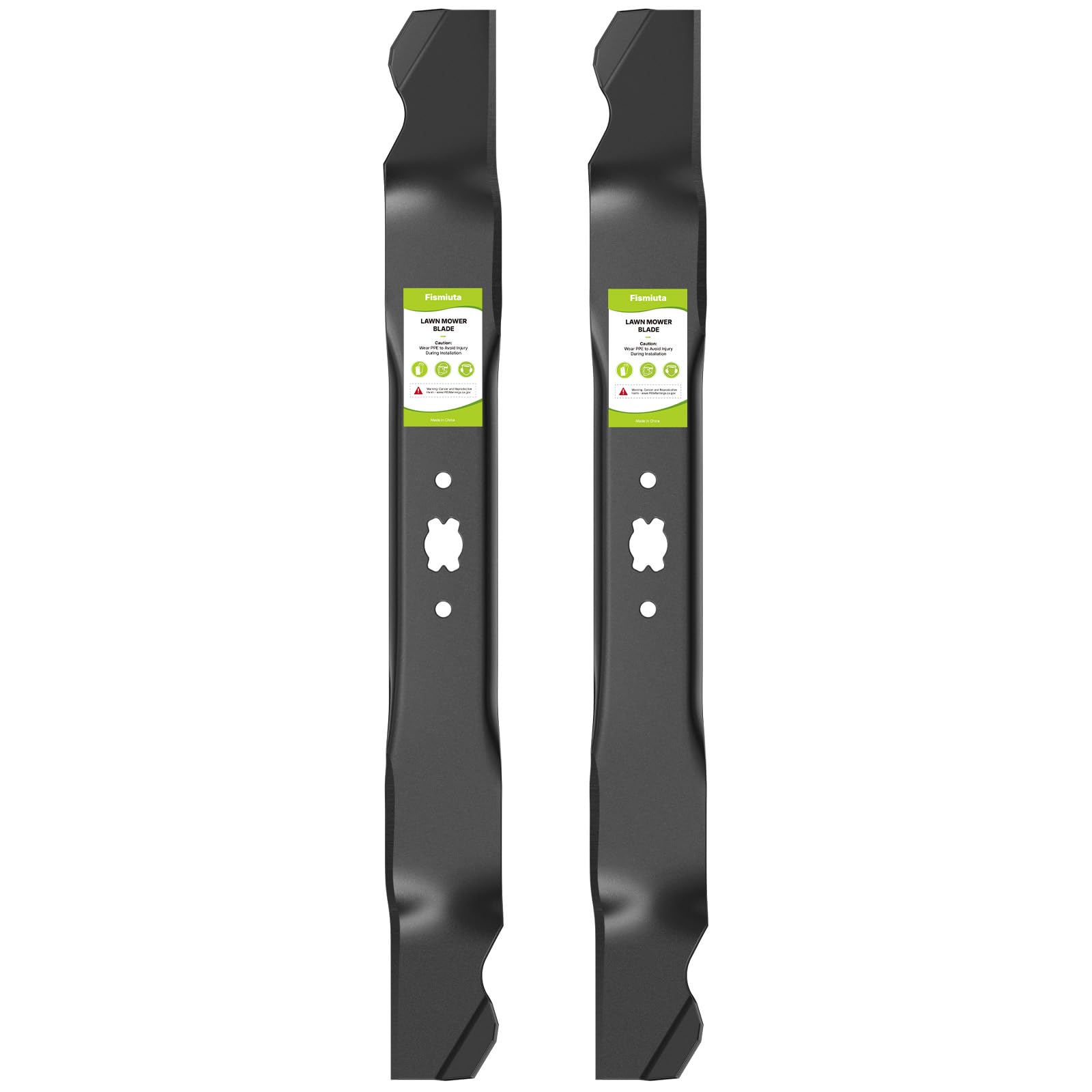 Fismiuta 21 inch blade front view showing shape and finish for reliable replacement