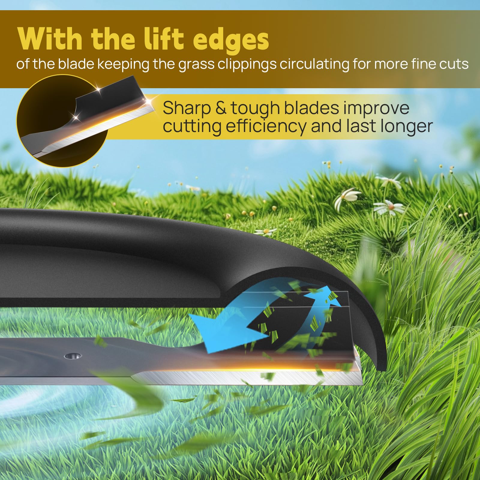 Fismiuta blade thickness shown against a ruler indicating durable 5mm core strength