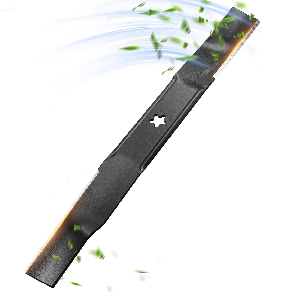 Fismiuta front view of 22-inch blade showing full profile and fit benefits