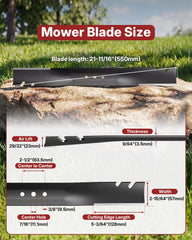 Fismiuta side profile showing air lift contour for improved mulching