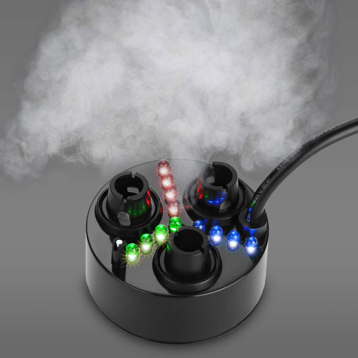 FITNATE front view showing three heads and compact build for powerful mist