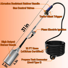 Fiulensyi wide nozzle close-up demonstrating even heat coverage benefit