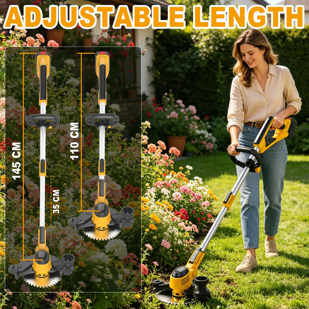 Fiutazge shaft adjustment detail illustrating customizable length for ergonomic comfort