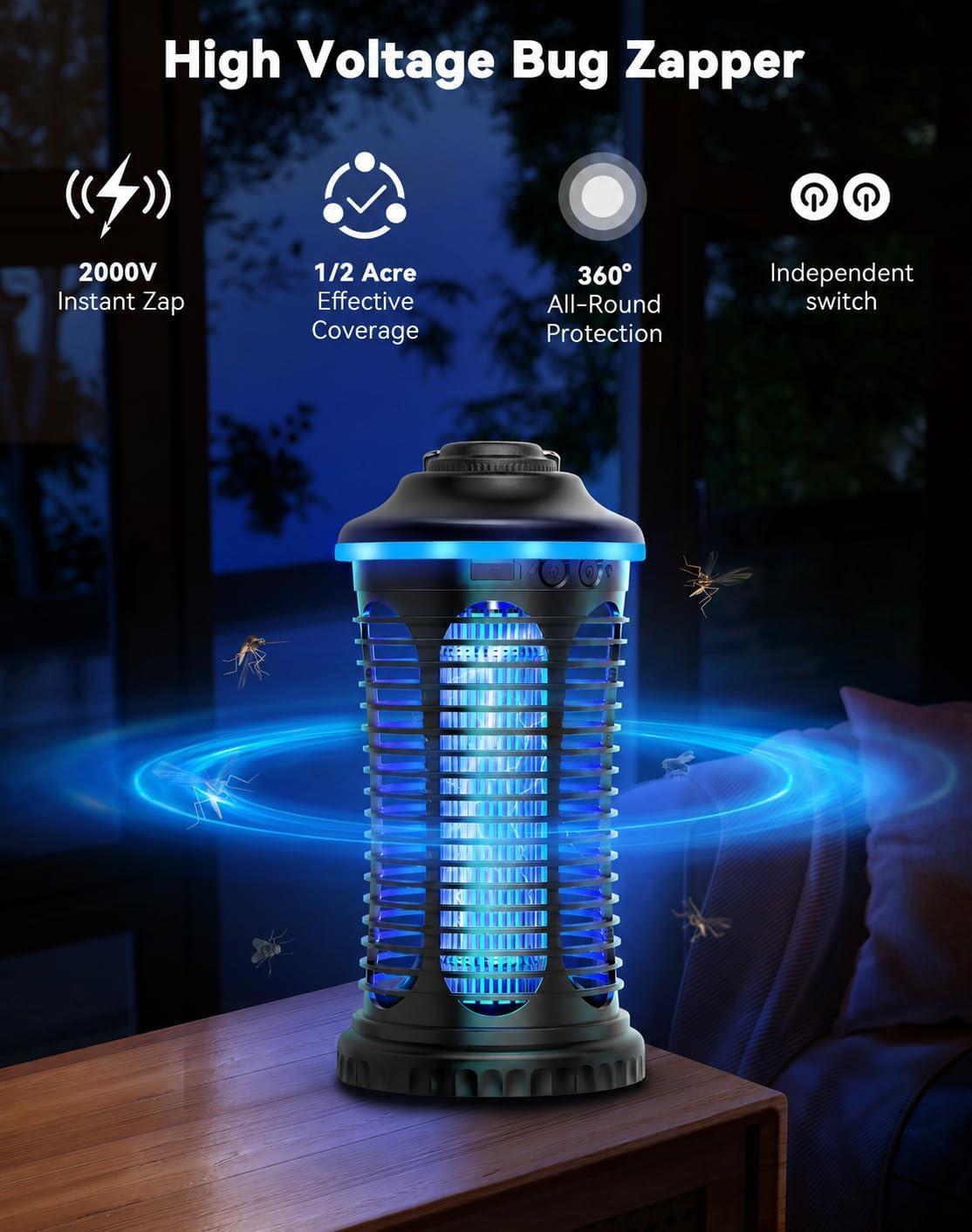 fiveye held in hand to show size and portability, easy to carry benefit