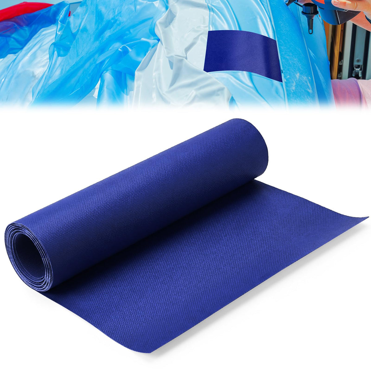 Fiwochic front view of blue repair roll showing full width and color for quick identification