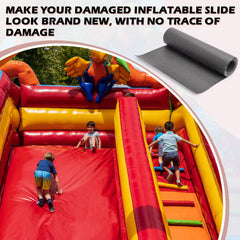Fiwochic patch applied on inflatable demonstrating strong repair and leak prevention