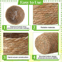 Fiwochic plastic liner detail protecting surfaces and preventing soil leakage