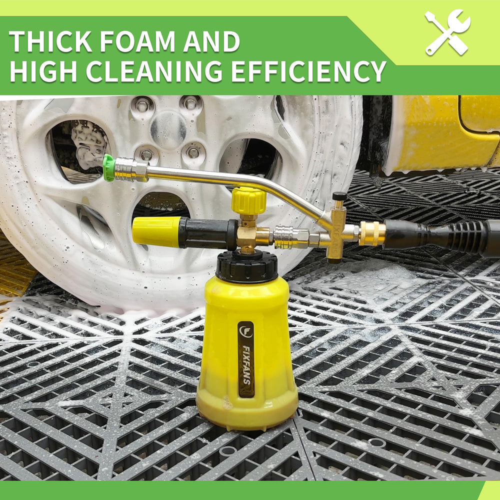 FIXFANS five nozzle tips laid out for selectable spray angles and versatility