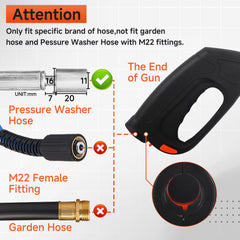 FIXFANS gun handle with visible trigger lock offering safety against accidental spray
