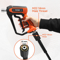 FIXFANS gun handle with trigger lock for safer, easier operation