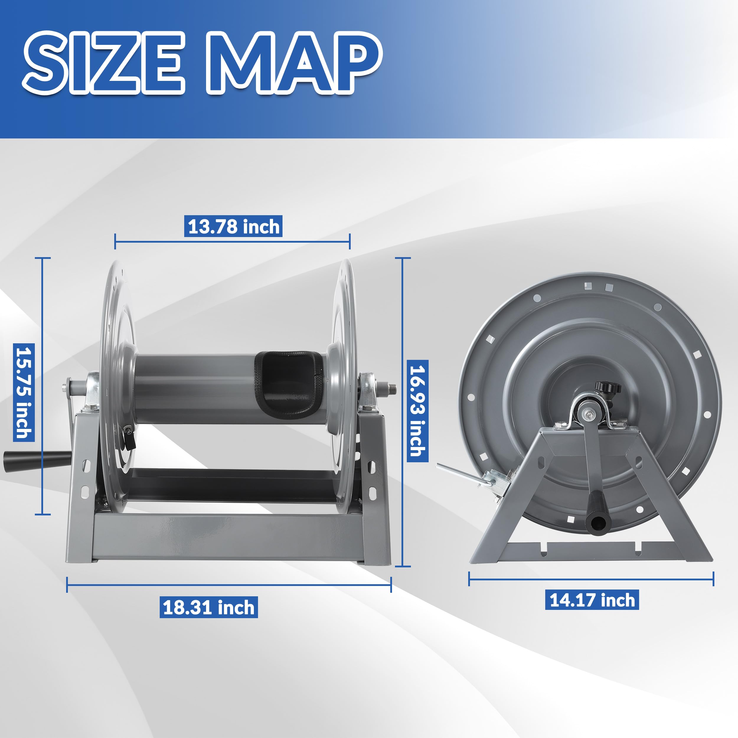 FIXFANS triangular base detail emphasizing reinforced mounting and reduced tipping risk