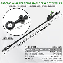 Fixum ratchet mechanism detail demonstrating controlled incremental tension