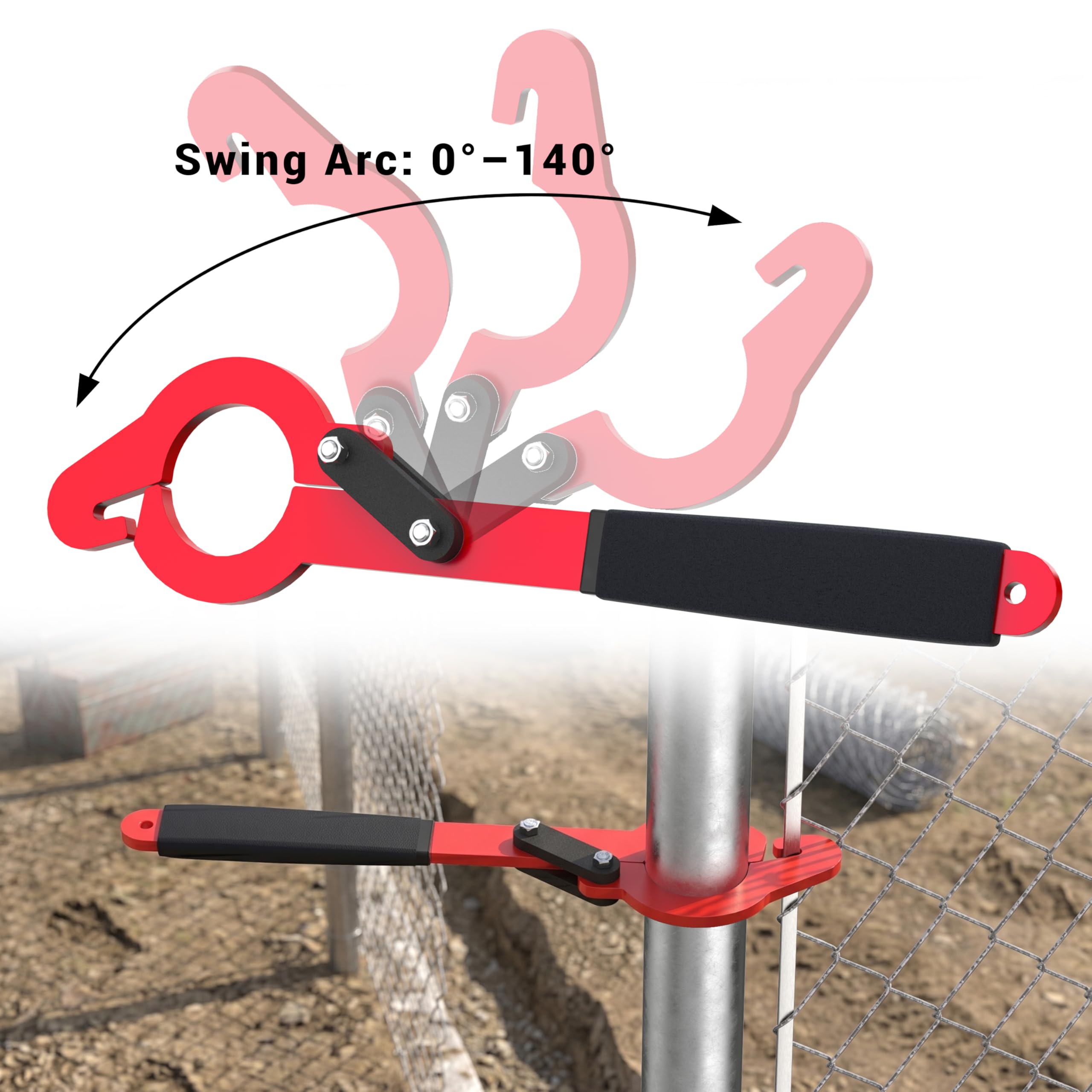 Fixum side profile mounted on terminal post showing stable anchoring benefit