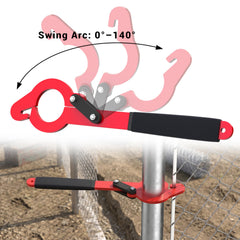 Fixum side profile mounted on terminal post showing stable anchoring benefit
