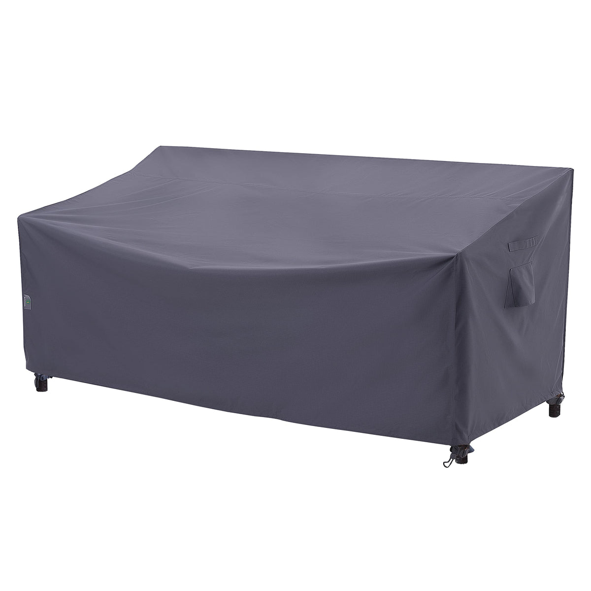 F&J Outdoors front view of 3-seater cover showing full fit and protection