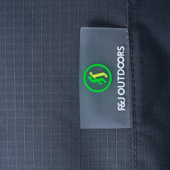 F&J Outdoors heat-taped sealed seam detail preventing water penetration