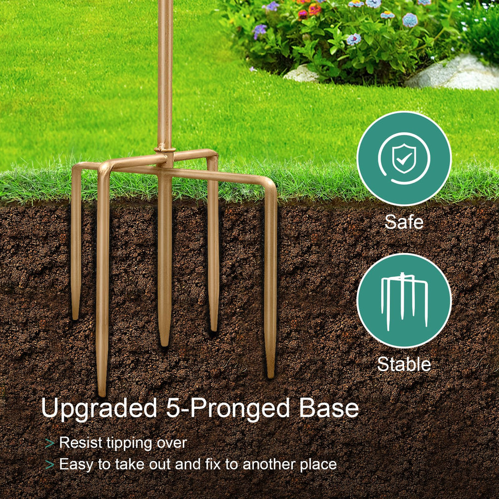 FJJYGYP bird bath staged in a yard enhancing outdoor decor