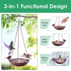 FJJYGYP three-chain suspension and S-hook detail, provides stable balanced support
