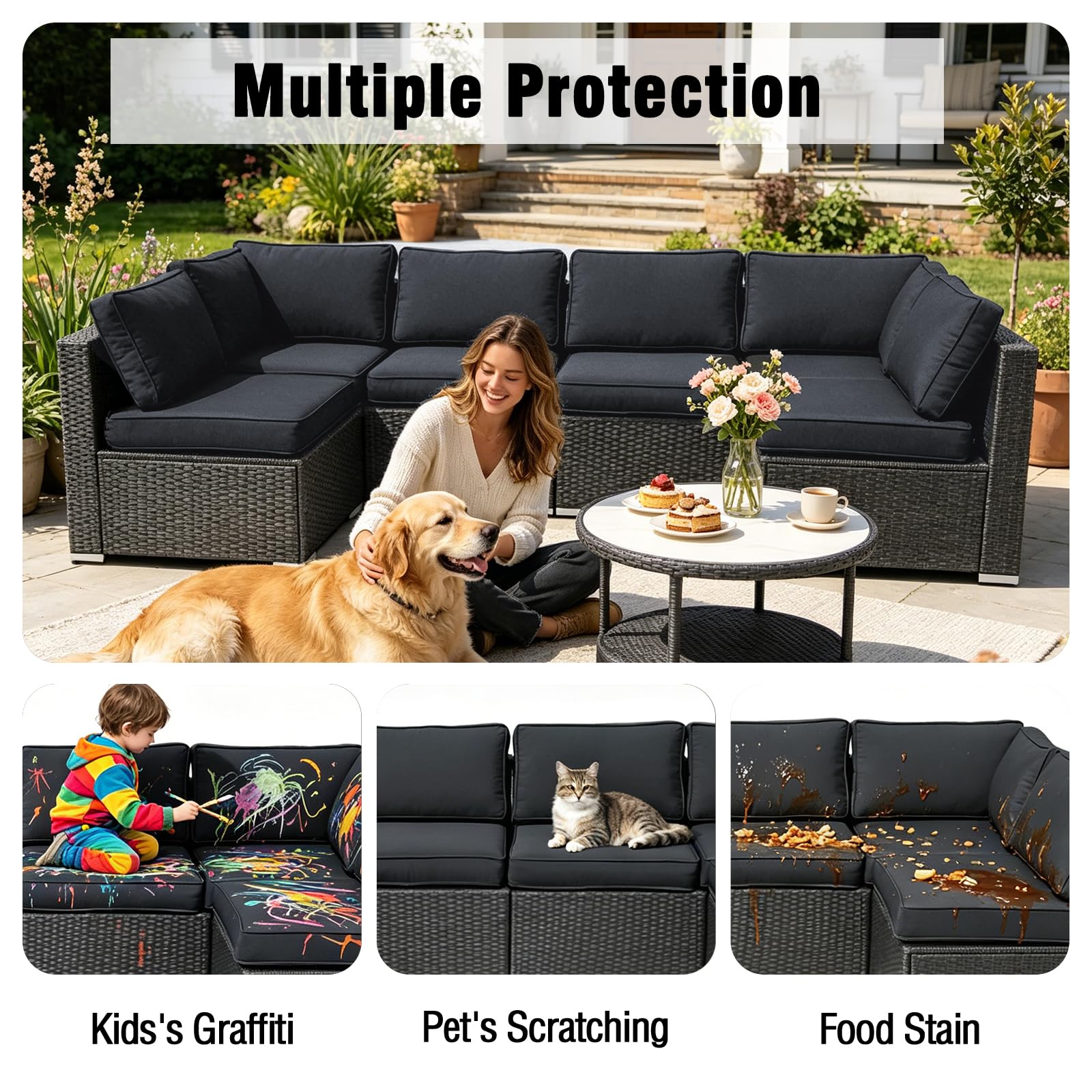 FKSLIFE back and lumbar covers arranged to show complementary shapes and comfortable support