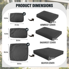 FKSLIFE fabric close-up showing polyester weave and splashproof finish for longer outdoor life