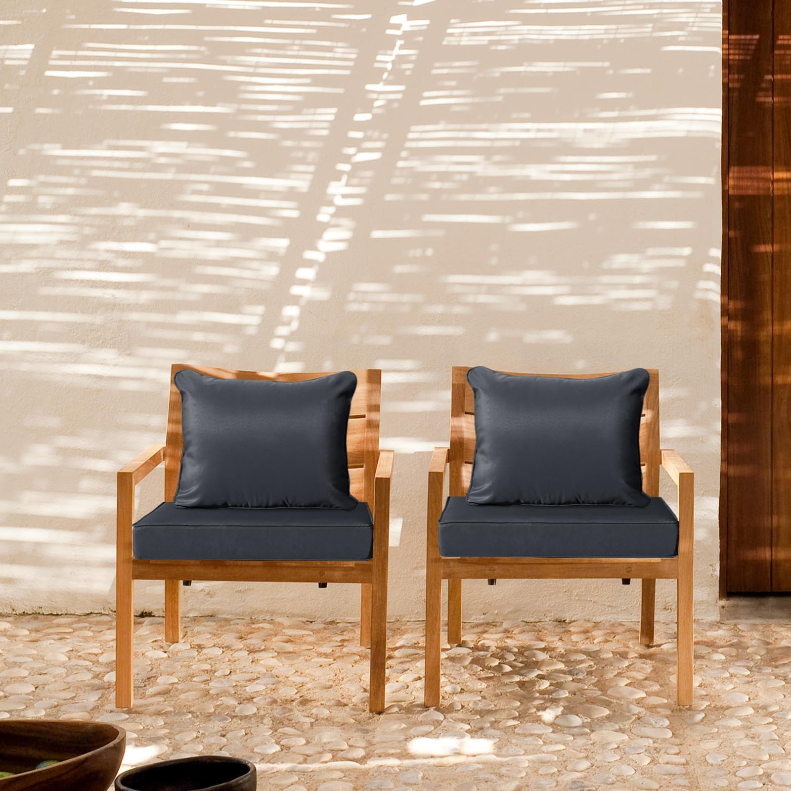 FKSLIFE outdoor patio scene with covers creating comfortable atmosphere