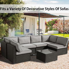 FKSLIFE seat and back covers placed on sofa illustrating tidy modern appearance