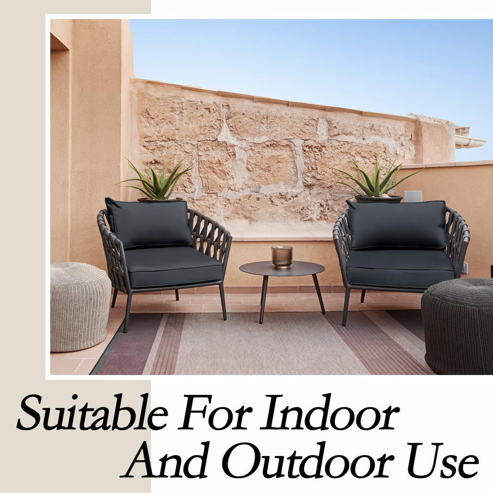 FKSLIFE seat cushion cover on outdoor sofa demonstrating neat protection