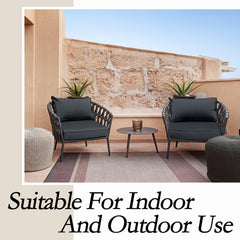 FKSLIFE seat cushion cover on outdoor sofa demonstrating neat protection