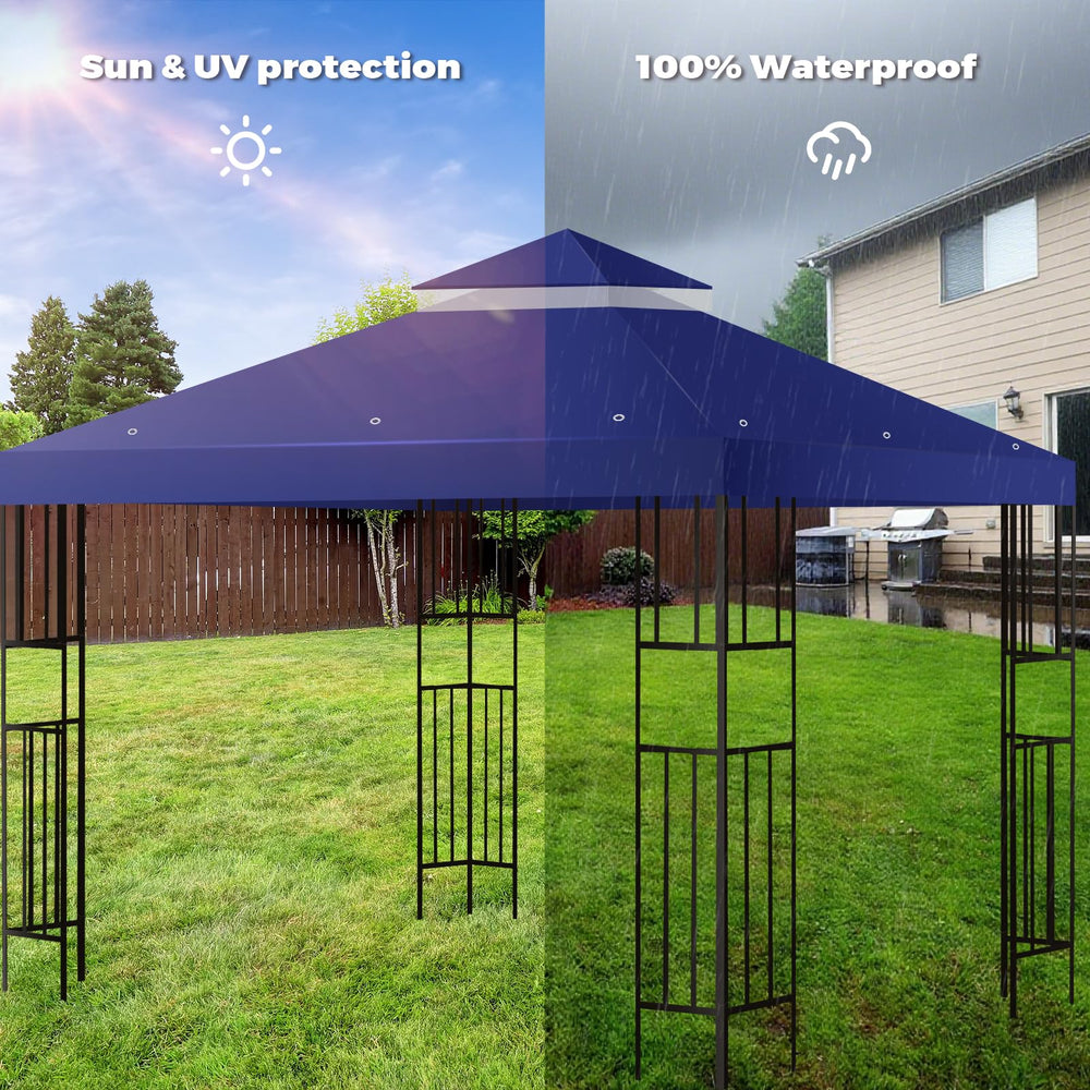 FLAGLY grommet and drainage holes preventing water pooling during rain