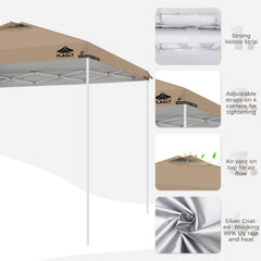 FLAGLY canopy set up for a market booth improving shade and customer comfort